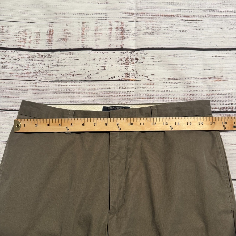 Banana Republic Straight Fit Gavin Chino Pants Brown Men's 34x34 (Fits 34x32) - Picture 10 of 16